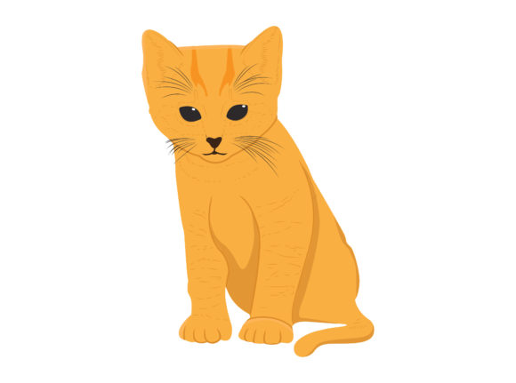 Animal Cat Fill Icon Vector
