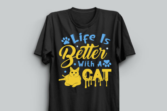 Cat's Lover T-shirt Design 122