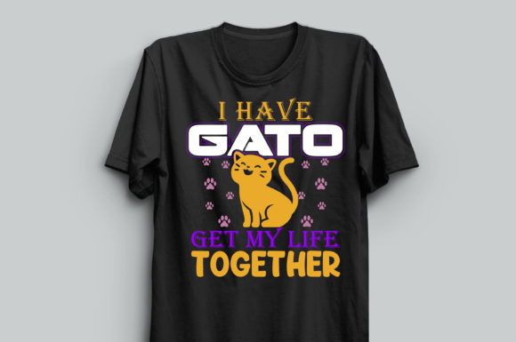 Cat's Lover T-shirt Design 124