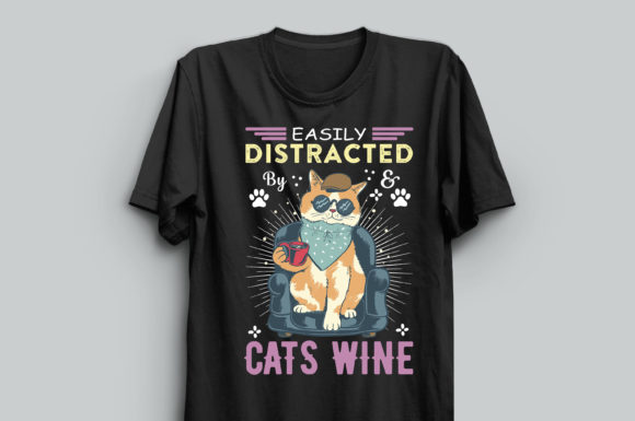Cat's Lover T-shirt Design 196