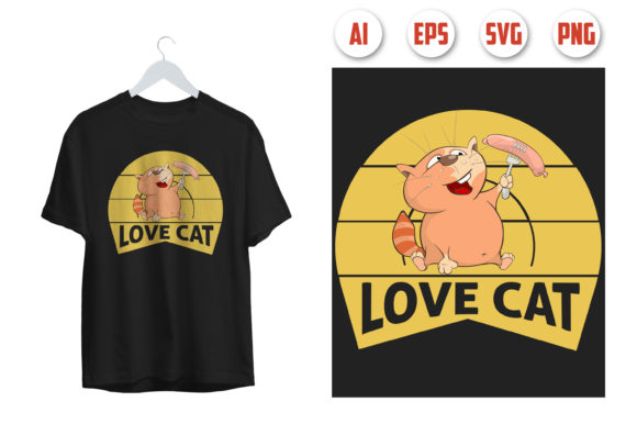 Cat T-shirt Design 02