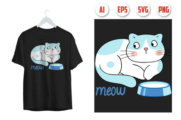 Cat T-shirt Design 05
