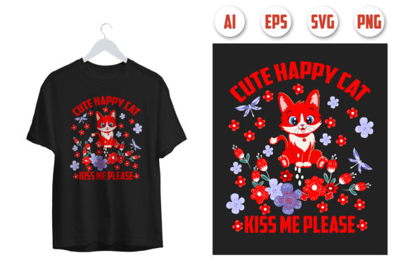 Cat T-shirt Design 11