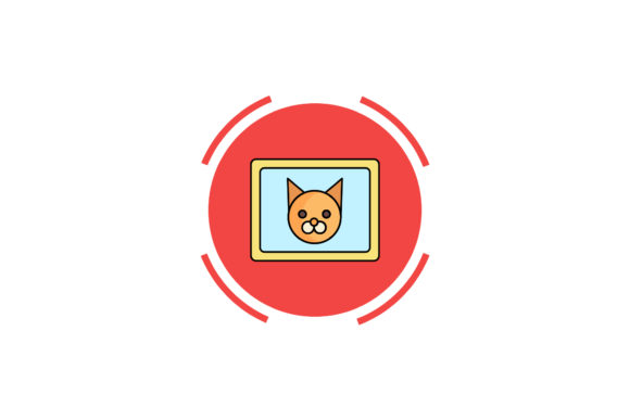 Family Icon Picture Frame Cat