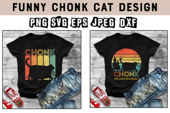Funny Chonk Cat Design